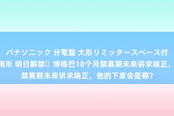 パナソニック 分電盤 大形リミッタースペース付 露出・半埋込両用形 明日解禁❗博格巴18个月禁赛期未来讲求端正，他的下家会是哪？