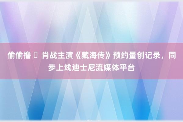偷偷撸 ​肖战主演《藏海传》预约量创记录，同步上线迪士尼流媒体平台